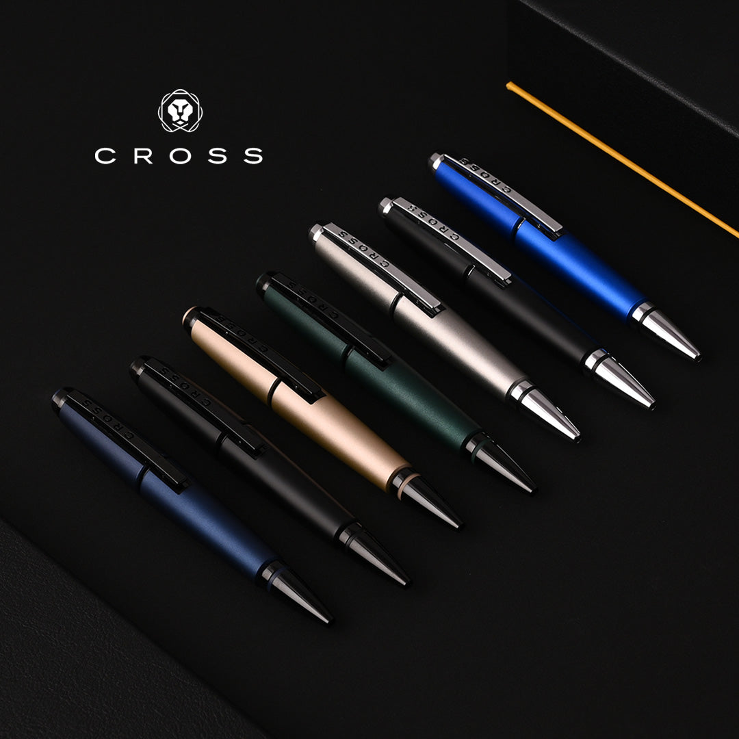 Chrome & Silber Business Pen CROSS Ballpoint Pen Coventry Free Engraving Business Gift AT0662G-7 MPN