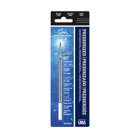 Fisher Space Non Dry Jotter Style Ball Pen Refill, Black Fine