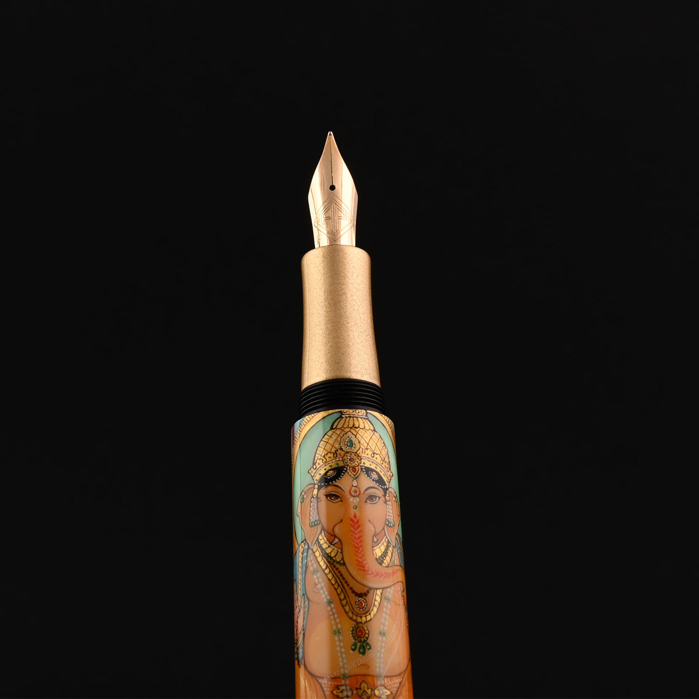 AP Limited Editions Russian Lacquer Art Fountain Pen - Ganesha (Limited Edition) 2