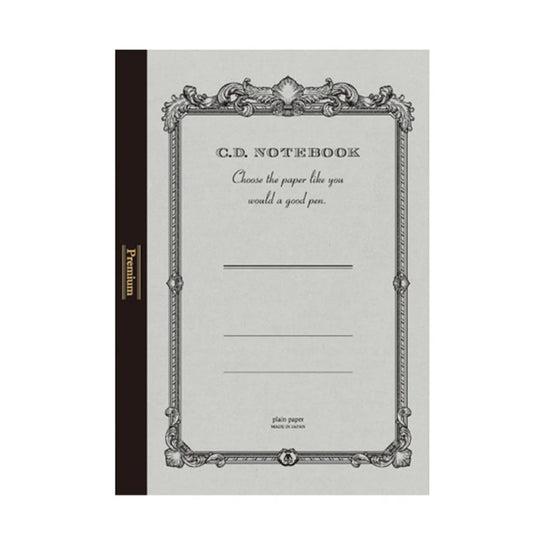 Apica Premium CD Notebook - Grey - A5 - Plain