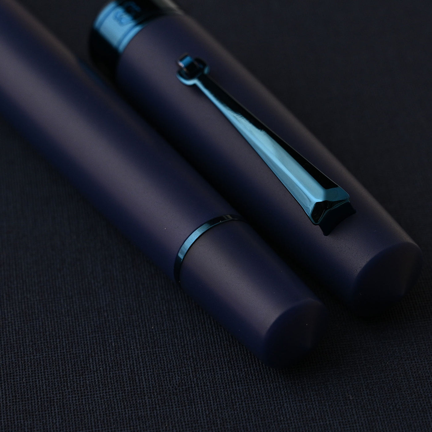 Arista One Fountain Pen - Matte Dark Blue PVD 12