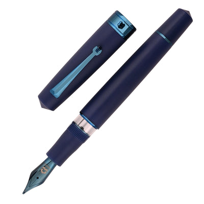Arista One Fountain Pen - Matte Dark Blue PVD 1