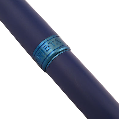 Arista One Fountain Pen - Matte Dark Blue PVD 4