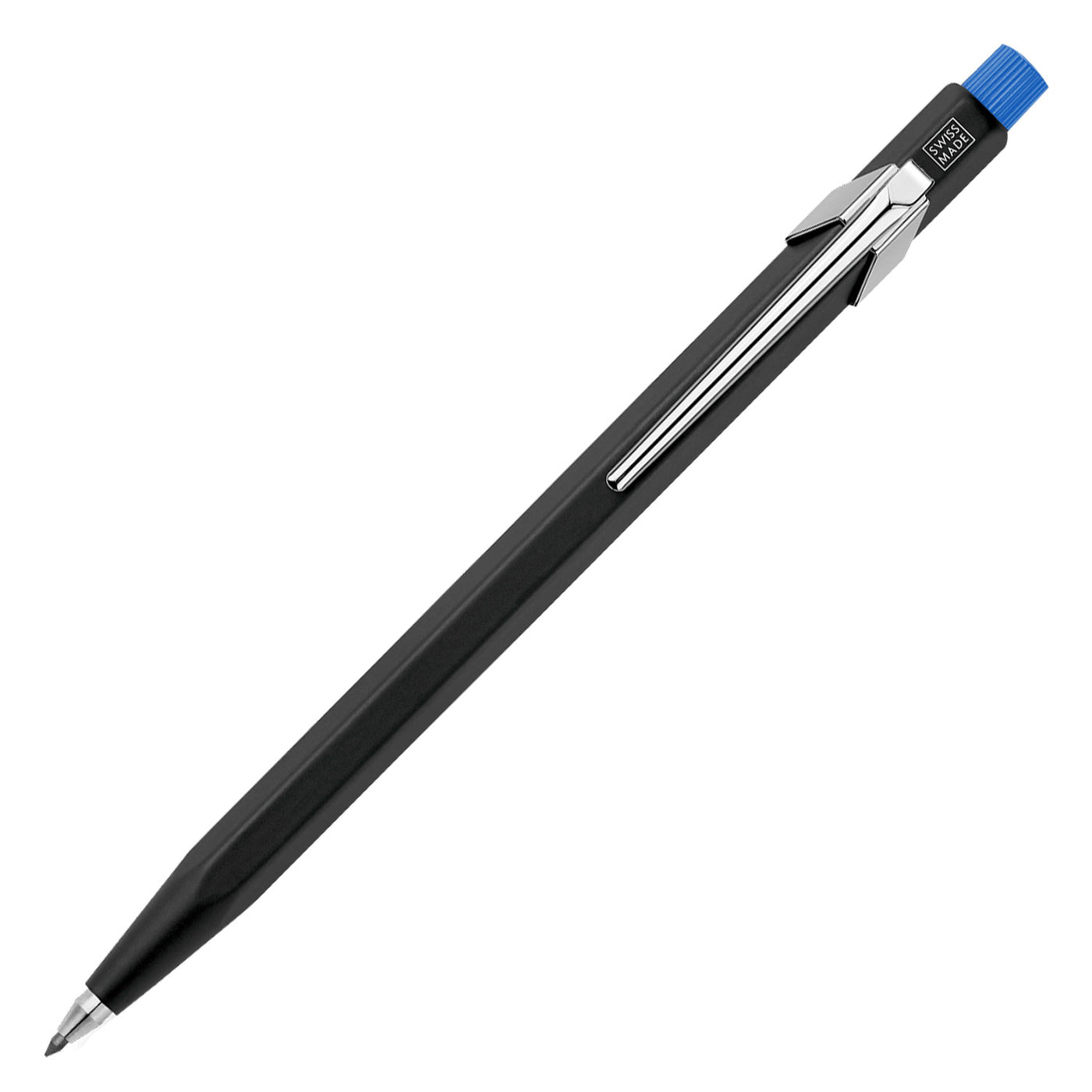 Caran d'Ache Fixpencil 2mm Mechanical Pencil - Matt Black & Blue 1