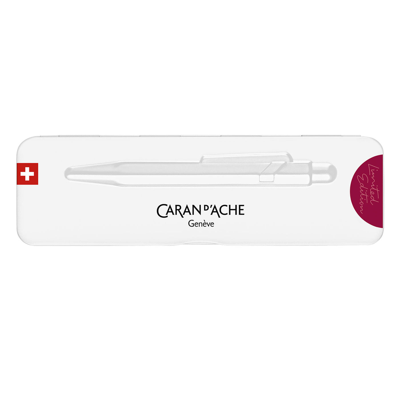 Caran d'Ache 849 Claim Your Style Ball Pen - Garnet Red (Limited Edition) 5
