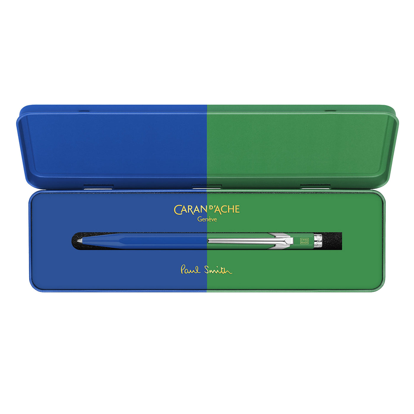 Caran d'Ache 849 Paul Smith Ball Pen - Cobalt Blue & Emerald Green (Limited Edition) 5