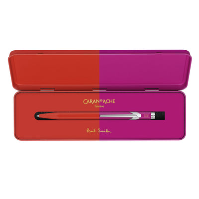 Caran d'Ache 849 Paul Smith Ball Pen - Warm Red & Melrose Pink (Limited Edition) 4