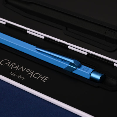 Caran d'Ache 849 Claim Your Style Ball Pen - Azure Blue (Limited Edition) 10