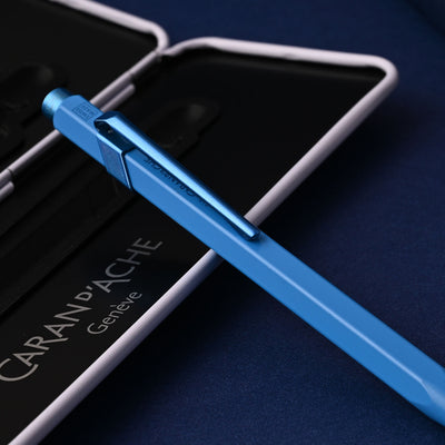 Caran d'Ache 849 Claim Your Style Ball Pen - Azure Blue (Limited Edition) 7