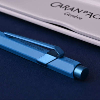 Caran d'Ache 849 Claim Your Style Ball Pen - Azure Blue (Limited Edition) 9