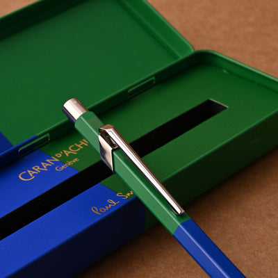 Caran d'Ache 849 Paul Smith Ball Pen - Cobalt Blue & Emerald Green (Limited Edition) 17