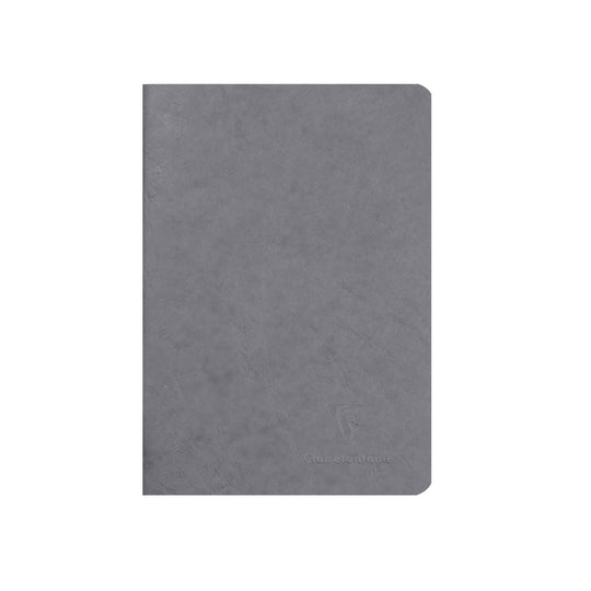 Clairefontaine Age Bag Essentials Gray Staplebound Notebook - A5, Ruled