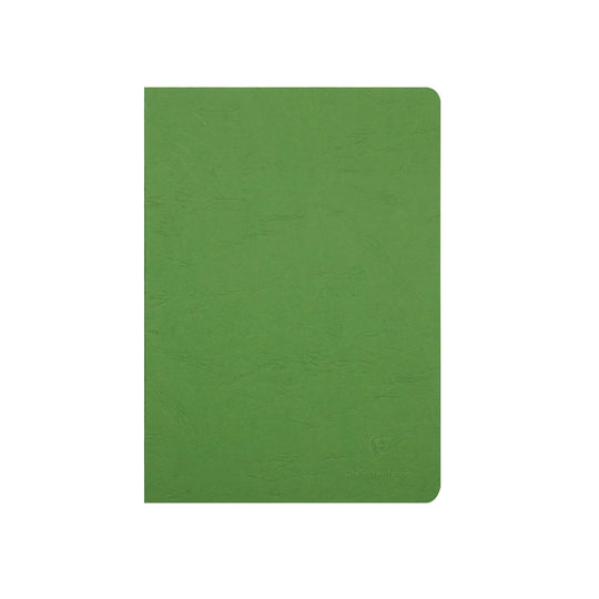 Clairefontaine Age Bag Essentials Green Staplebound Notebook - A4, Ruled