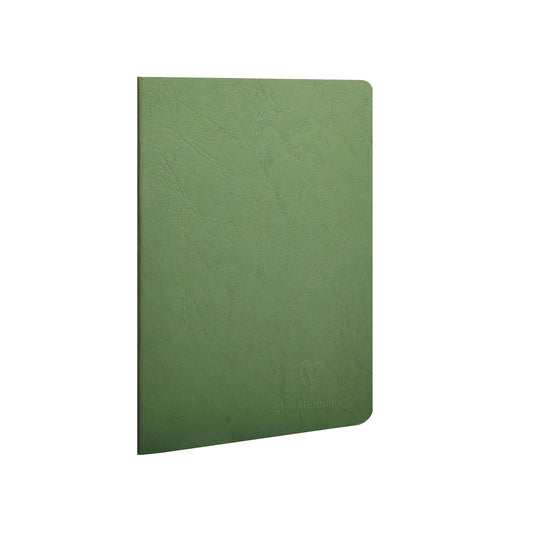 Clairefontaine Age Bag Essentials Green Staplebound Notebook - A5, Ruled