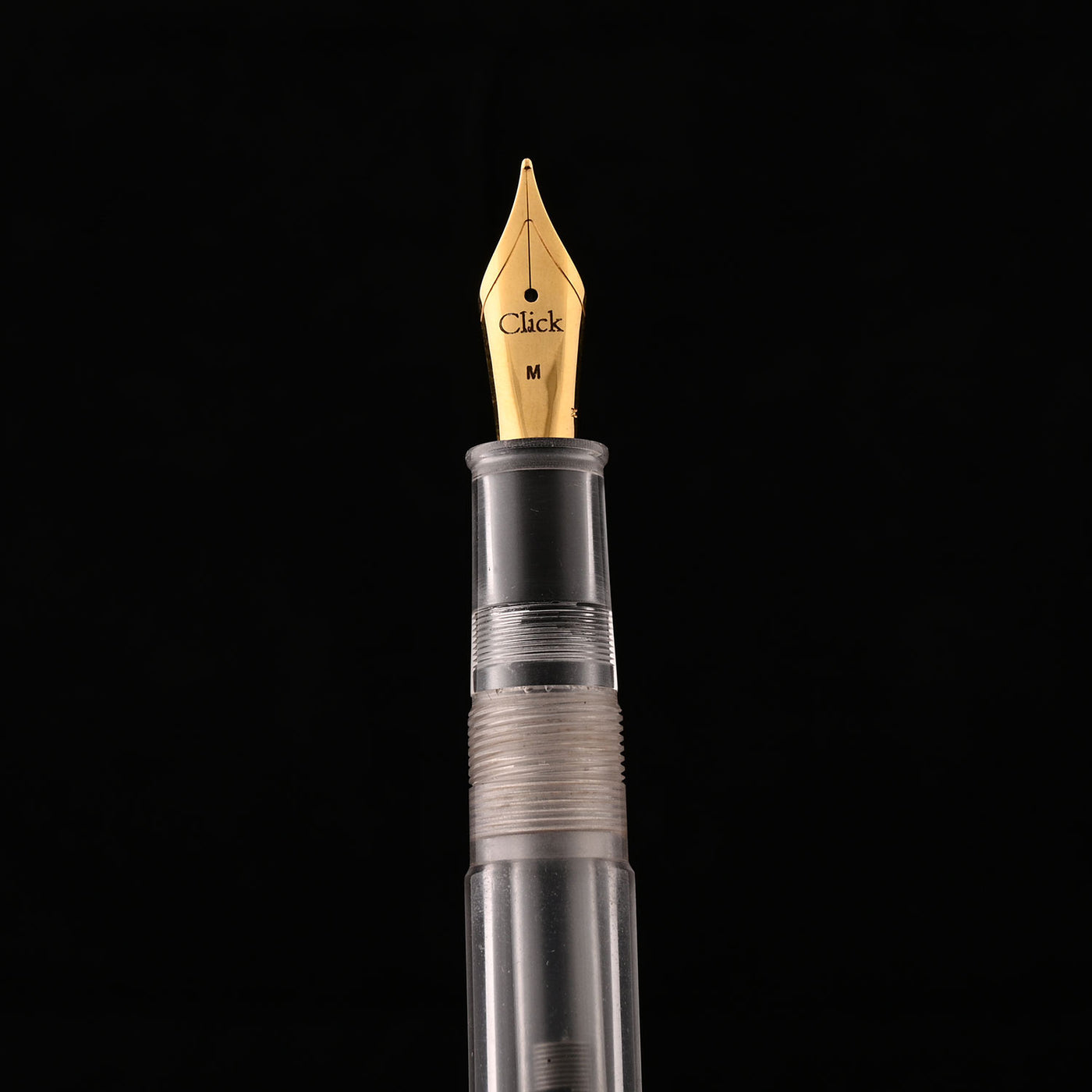Click Renaissance Demonstrator Fountain Pen - White GT 10