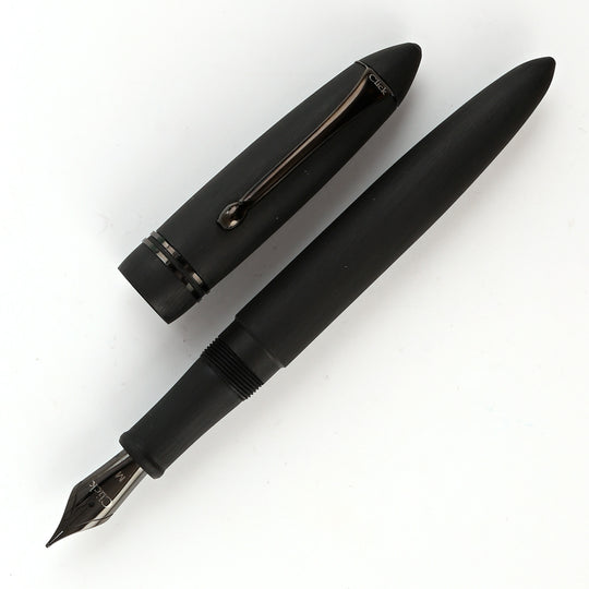 Click Yen Ebonite Fountain Pen - Matte Black BT