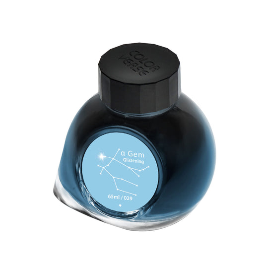 Colorverse Project Constellation II α Gem Ink Bottle, Glistening Light Blue - 65ml