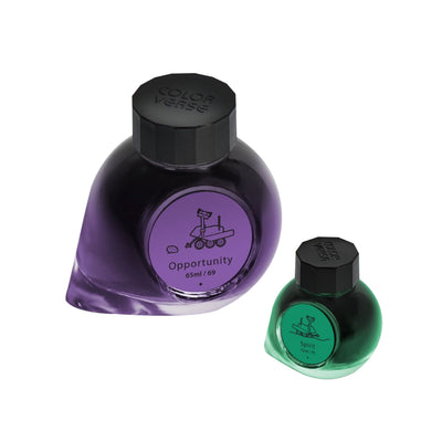 Colorverse Red Planet Opportunity & Spirit Ink Bottle Purple (65ml) + Green (15ml) 1