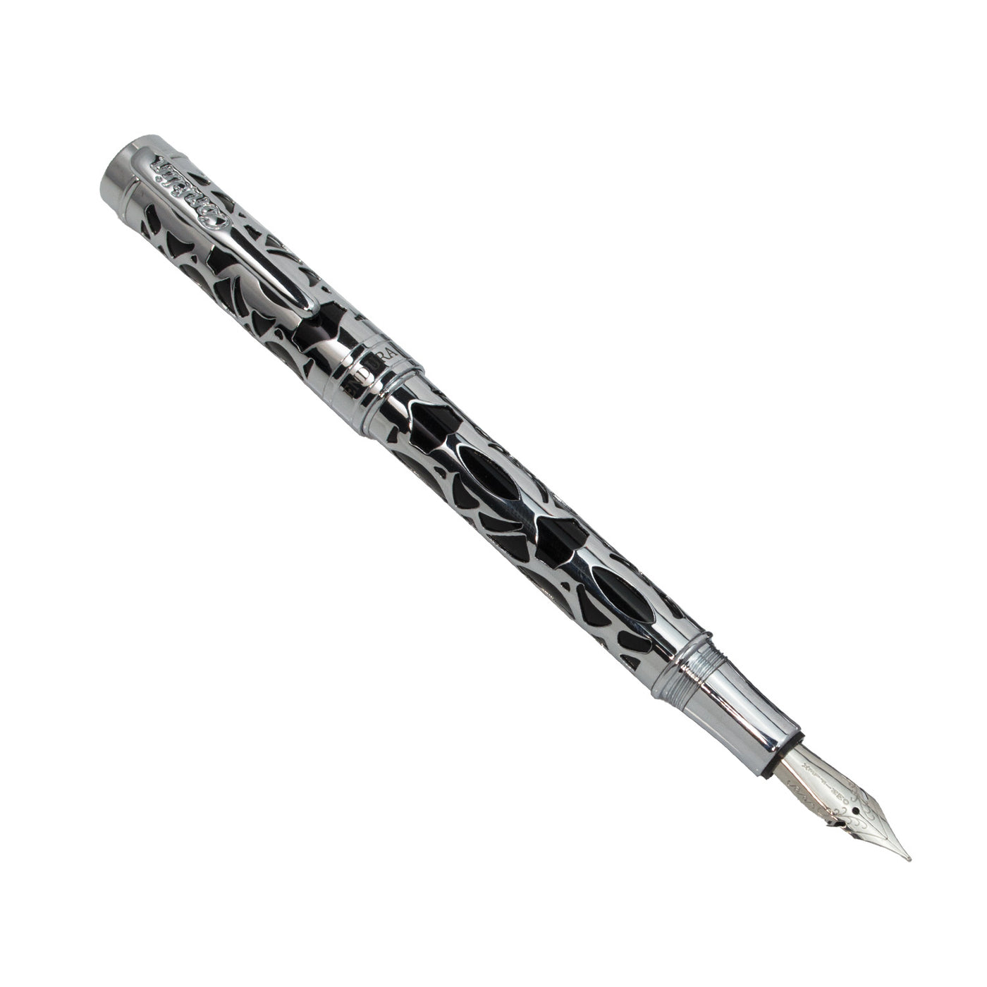 Conklin Endura Deco Crest Fountain Pen - Black 2