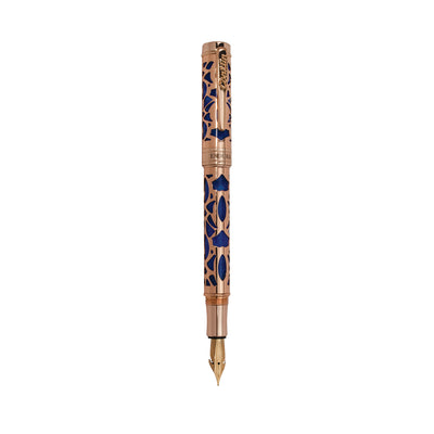 Conklin Endura Deco Crest Fountain Pen - Blue 1