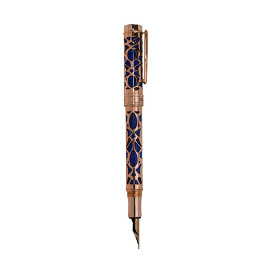 Conklin Endura Deco Crest Fountain Pen - Blue 3