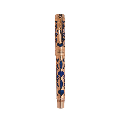 Conklin Endura Deco Crest Fountain Pen - Blue 6