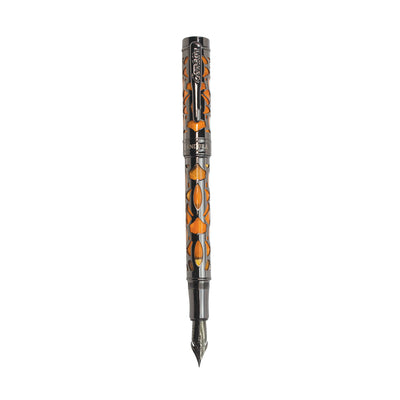 Conklin Endura Deco Crest Fountain Pen - Orange 1