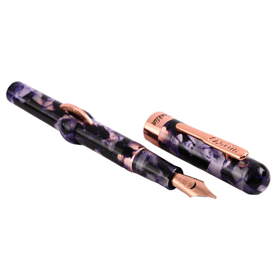 Conklin Mark Twain Cresent Filler Fountain Pen - Purple Fusion RGT