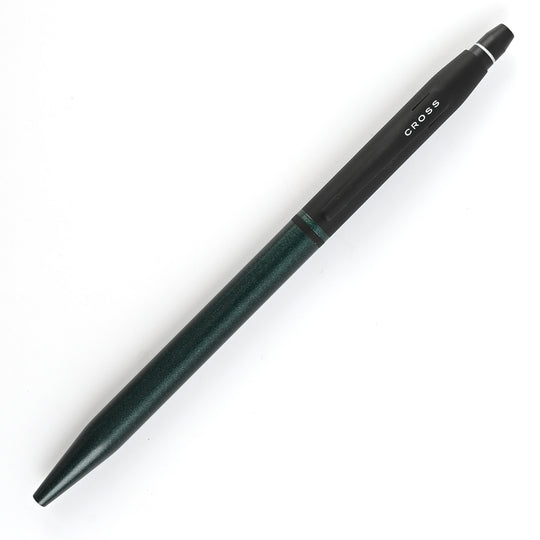 Cross Click Ball Pen - Satin Green & Black BT
