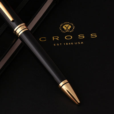 Cross Gift Set - Coventry Black Ball Pen with Black A5 Notebook 2