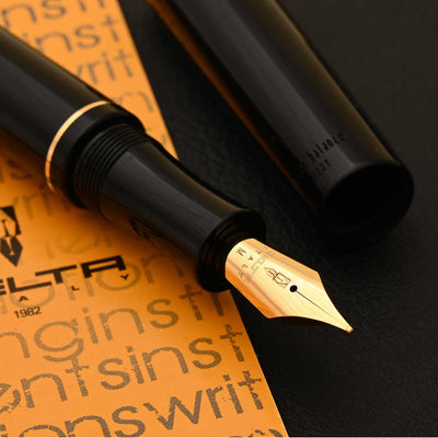 Delta Write Balance Fountain Pen - Black GT 8
