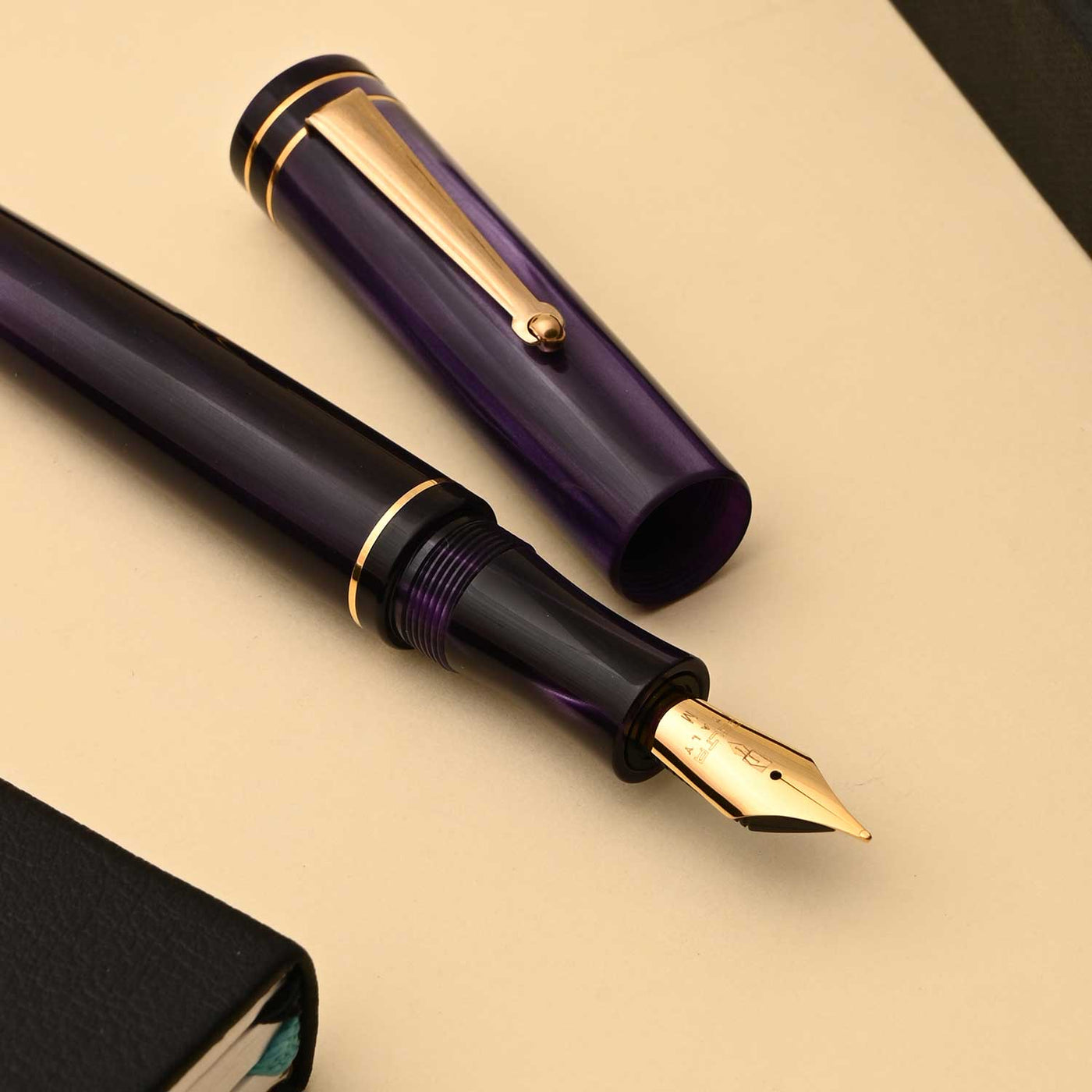 Delta Write Balance Fountain Pen - Purple GT 7