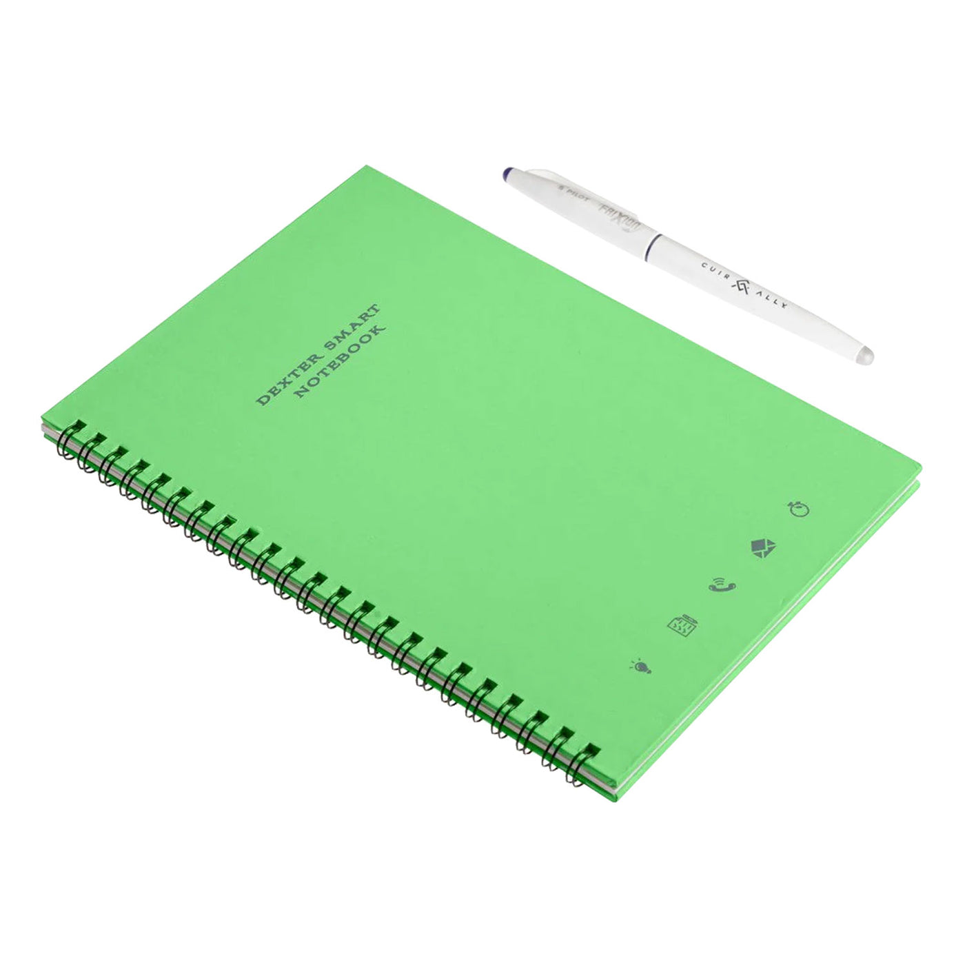 Dexter Spiral Erasable & Reusable Eco-Friendly Green Notebook - A5 Ruled 3