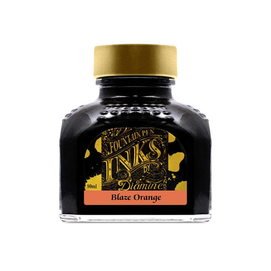 Diamine Blaze Orange Ink Bottle - 80ml