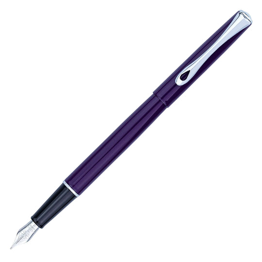 Diplomat Traveller Fountain Pen - Deep Purple