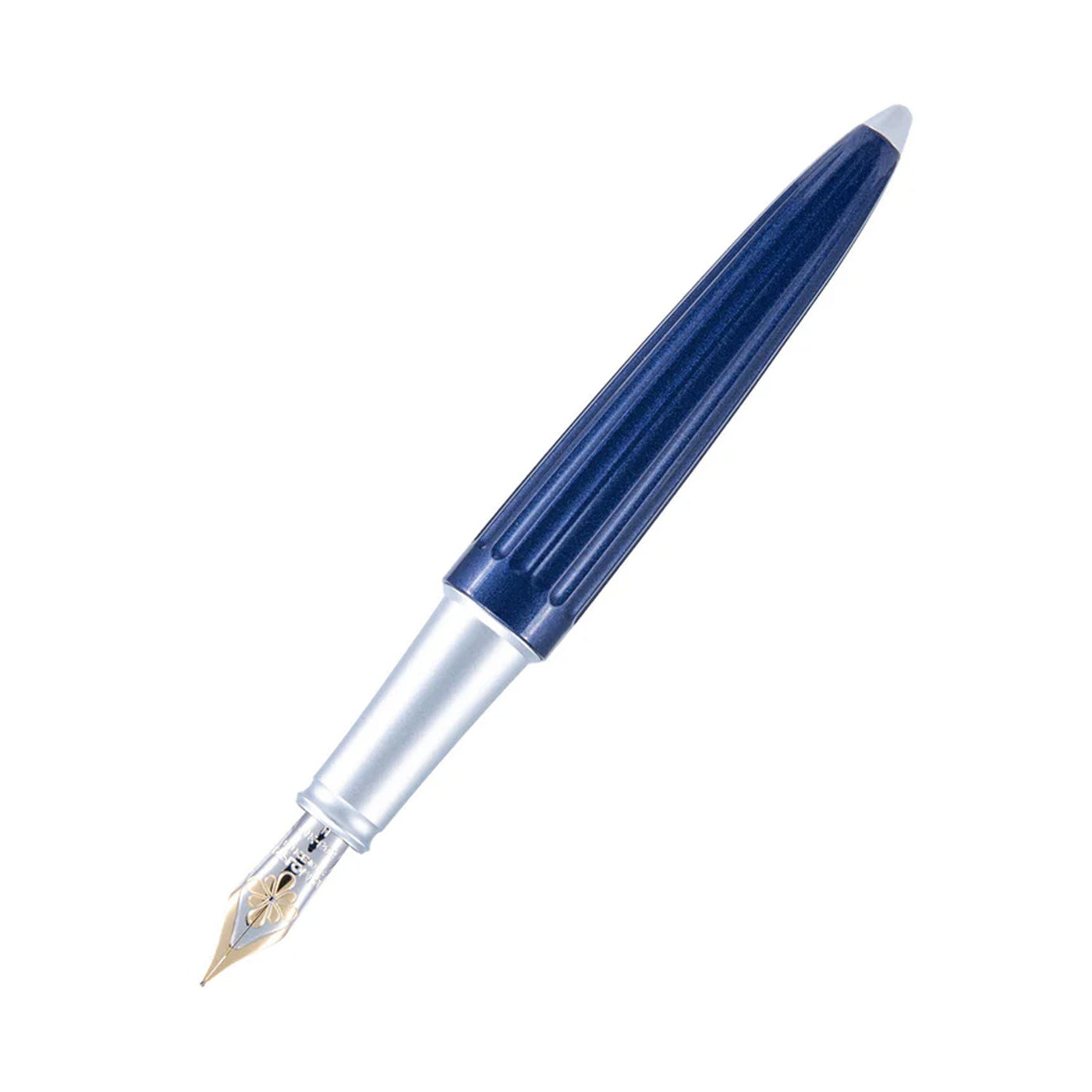  Diplomat Aero 14K Gold Fountain Pen - Midnight Blue 2