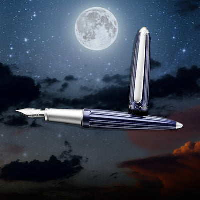 Diplomat Aero Fountain Pen - Midnight Blue 2