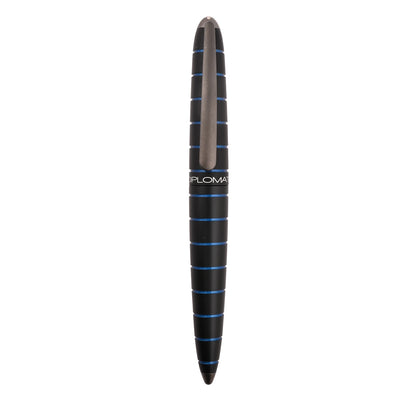Diplomat Elox 14K Gold Fountain Pen - Ring Black Blue 5