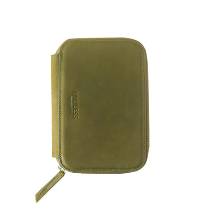 Endless Companion Leather Adjustable 5 Pen Holder - Green 1