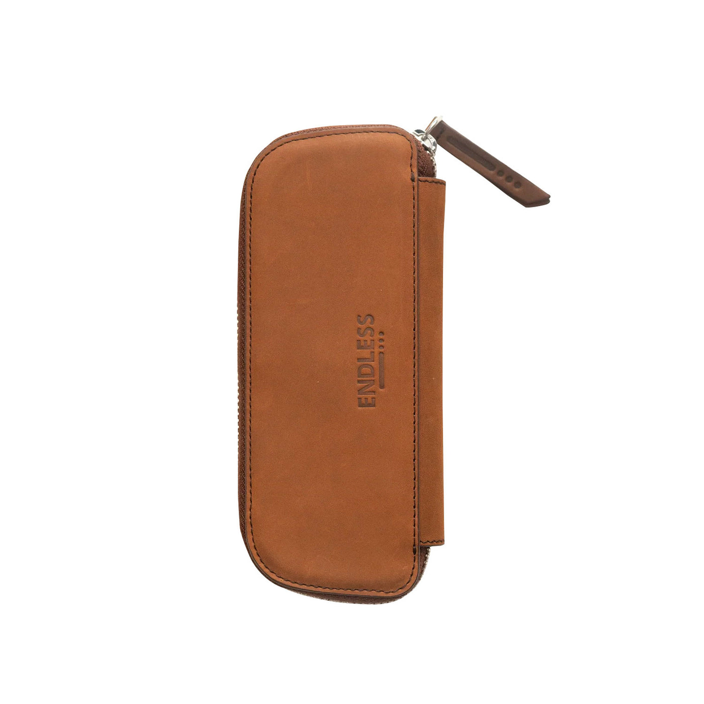 Endless Companion Leather Adjustable 2 Pen Holder - Brown 1