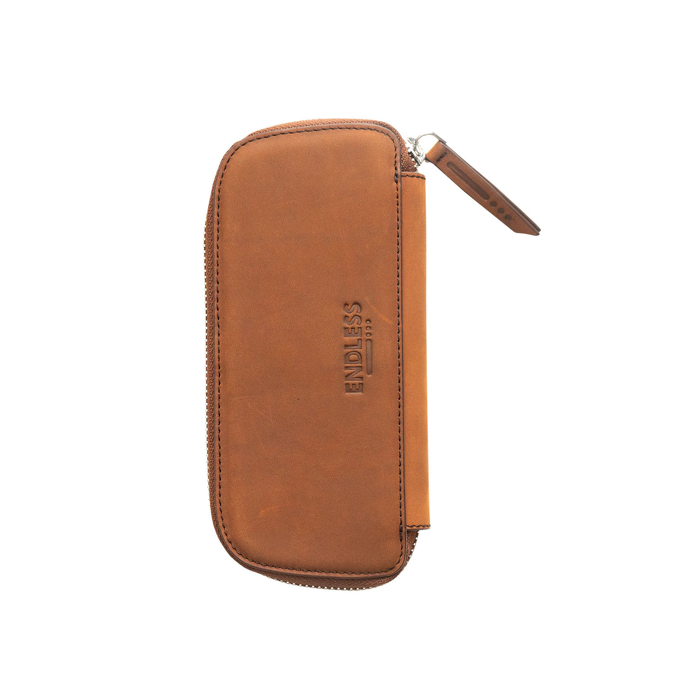 Endless Companion Leather Adjustable 3 Pen Holder - Brown 1