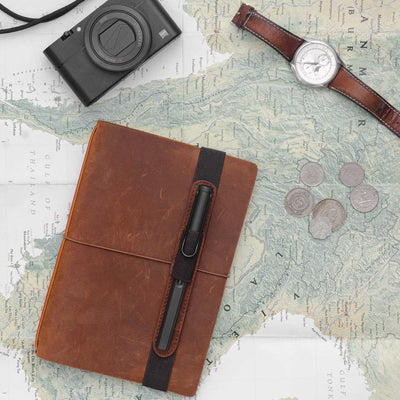 Endless Explorer Refillable Leather Journal - Brown 9