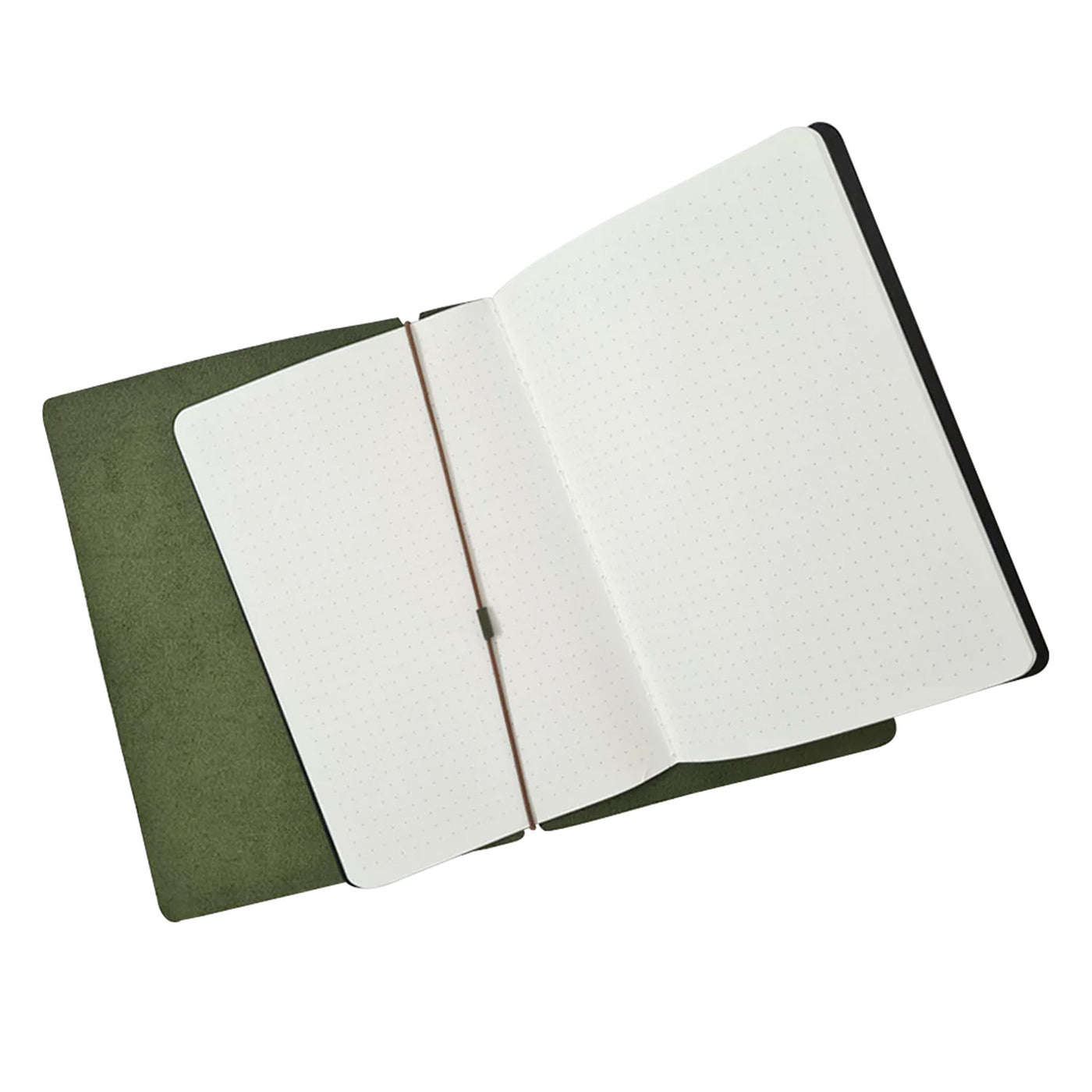Endless Explorer Refillable Leather Journal - Green 3