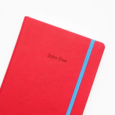 Endless Recorder Crimson Sky Red Regalia Notebook - A5 Plain 5