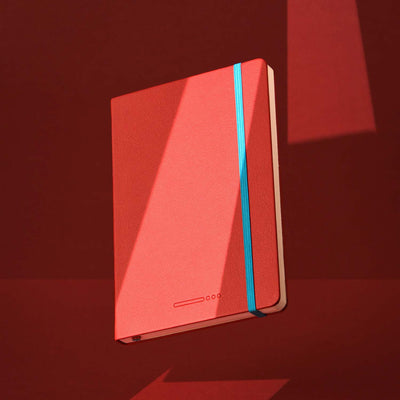 Endless Recorder Crimson Sky Red Regalia Notebook - A5 Plain 6