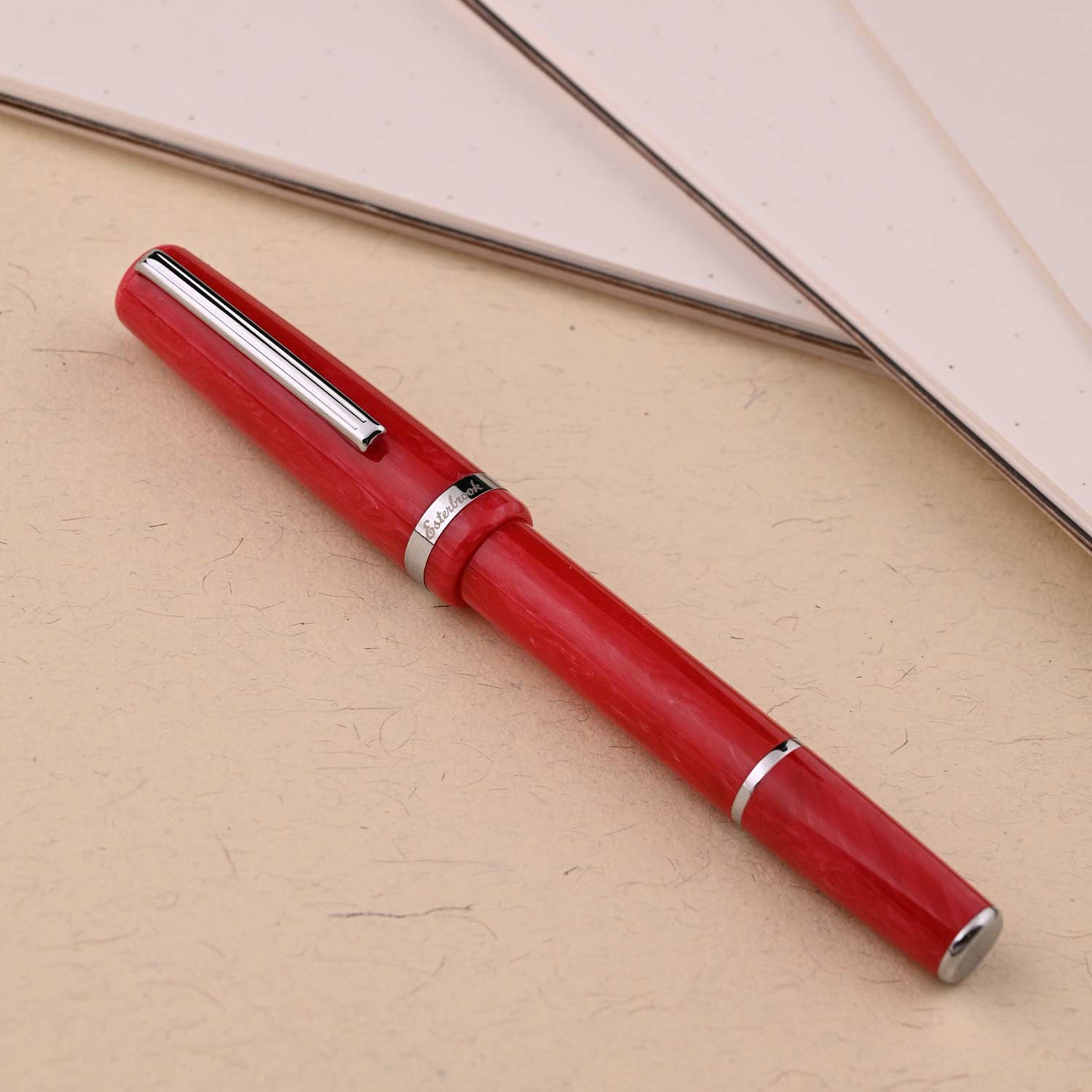 Esterbrook JR Pocket Fountain Pen - Carmin Red CT 13