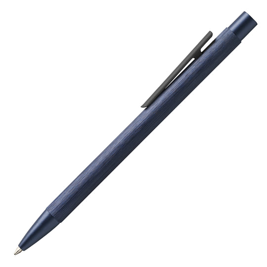 Faber-Castell Neo Slim Ball Pen - Aluminium Dark Blue BT