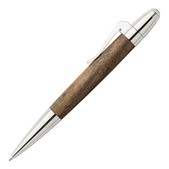 Graf Von Faber-Castell Magnum Ball Pen - Caucasian Walnut Wood