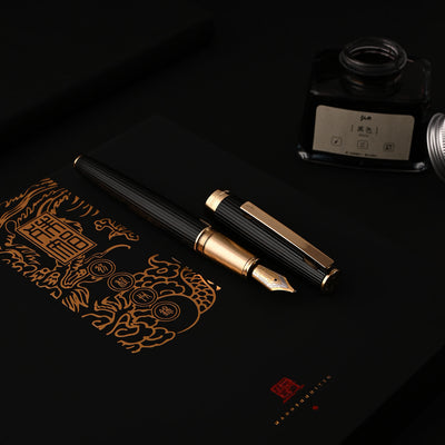 Hongdian 1845 Fountain Pen - Black GT 6