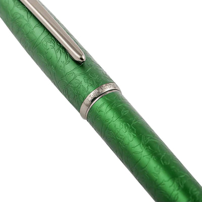 Hongdian A3 Taoyuan Wonderland Series Fountain Pen with Pen Pouch & Ink - Green 3
